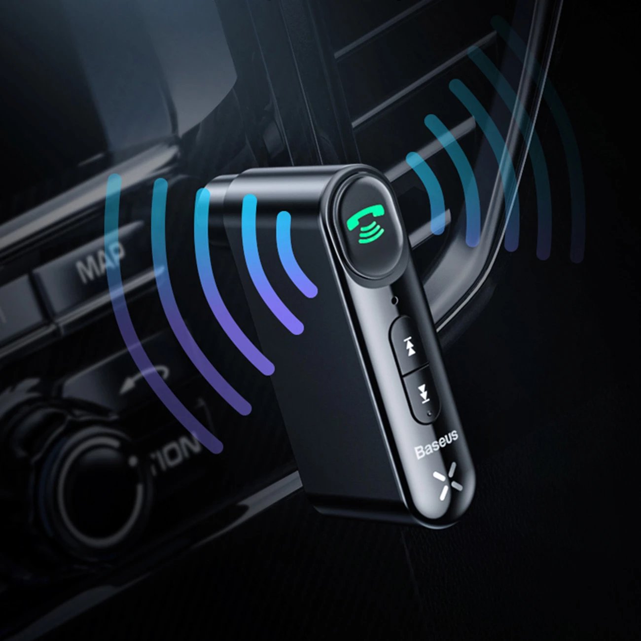 Transmetues Bluetooth Baseus BSBA-02, AUX, Bluetooth 5.0, i zi