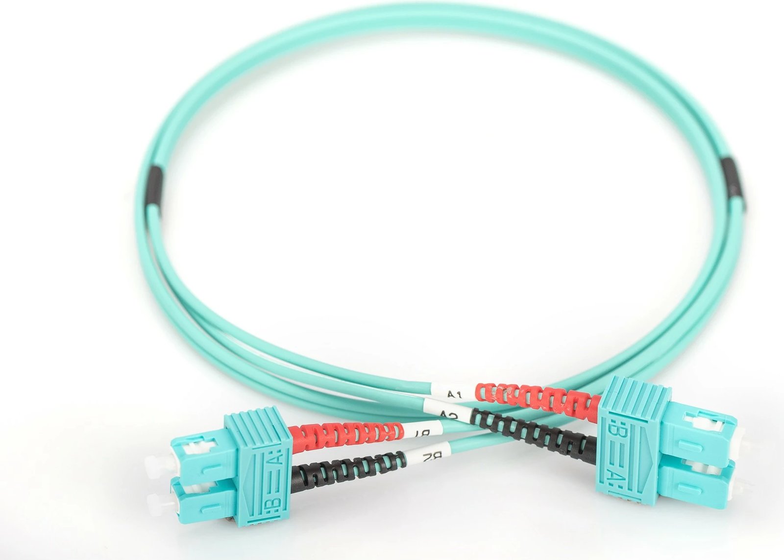 Kabllo optike Digitus OM3 SC/SC 3m aqua