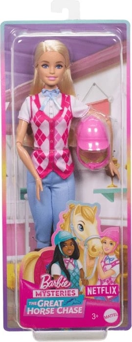 Kukull Barbie Malibu Mattel HXJ38, veshje kalërimi, rozë