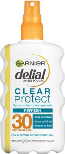 Spray mbrojtës transparent për diell Delial Clear Protect SPF30 unisex 200ml