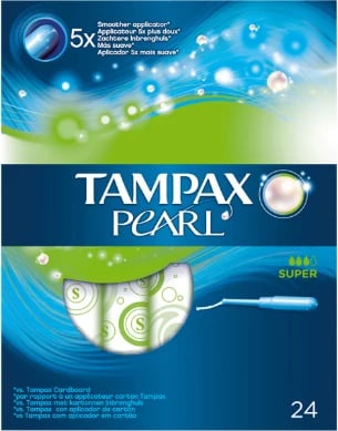 Tampona Tampax Pearl Super 24 copë