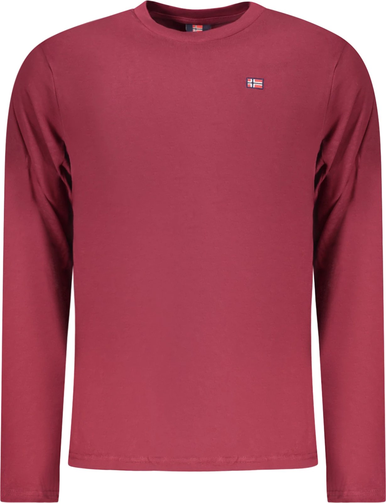 Maicë me mëngë të gjata NORWAY 1963 meshkuj, e kuqe