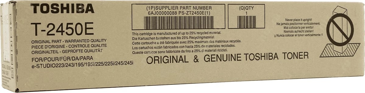 Toner Toshiba T-2450E (6AJ00000244) 24000 faqe, e zezë