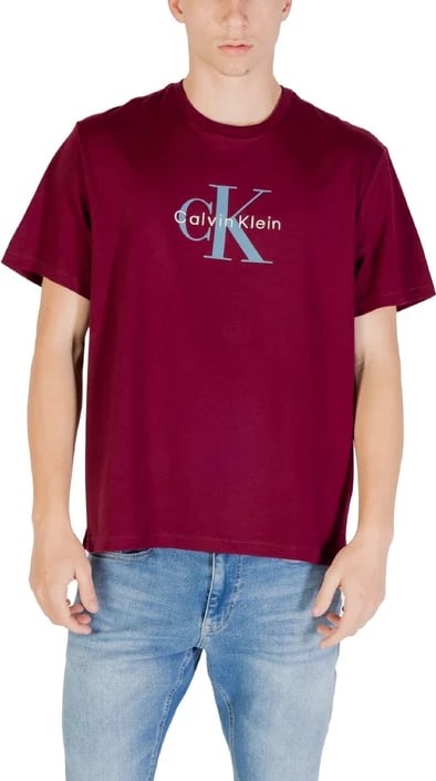 Maicë Calvin Klein Jeans për meshkuj bordeaux