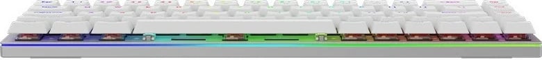 Tastierë mekanike Aqirys Agena, 65%, 68 taste, Gateron Red, RGB, wireless & me kabllo, e bardhë