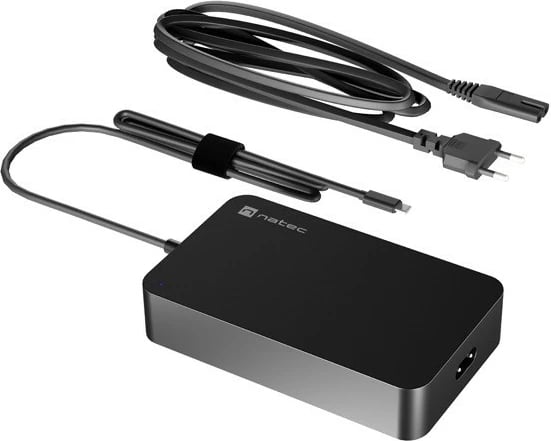 Adapter energjie USB-C Natec Grayling, 90W, universal, i zi
