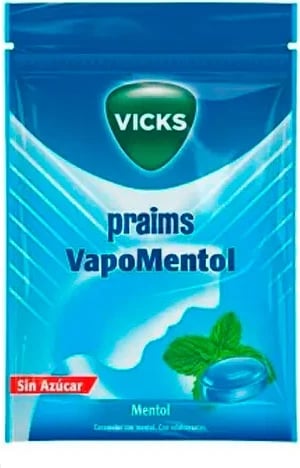 Karamele mentoli Vicks Praims VapoMentol pa sheqer 72gr