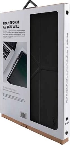 Mbështjellës UNIQ Transforma Rigor për iPad 10.2" (2019), i zi