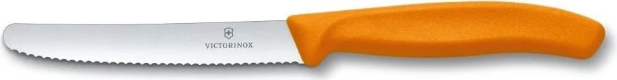 Thikë për domate Victorinox Swiss Classic, 11 cm, portokalli