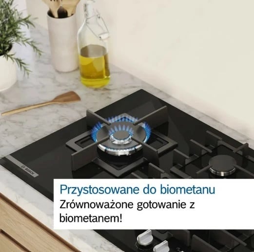 Sobë gazi Bosch PRP6A6H40, 4 zona, e zezë