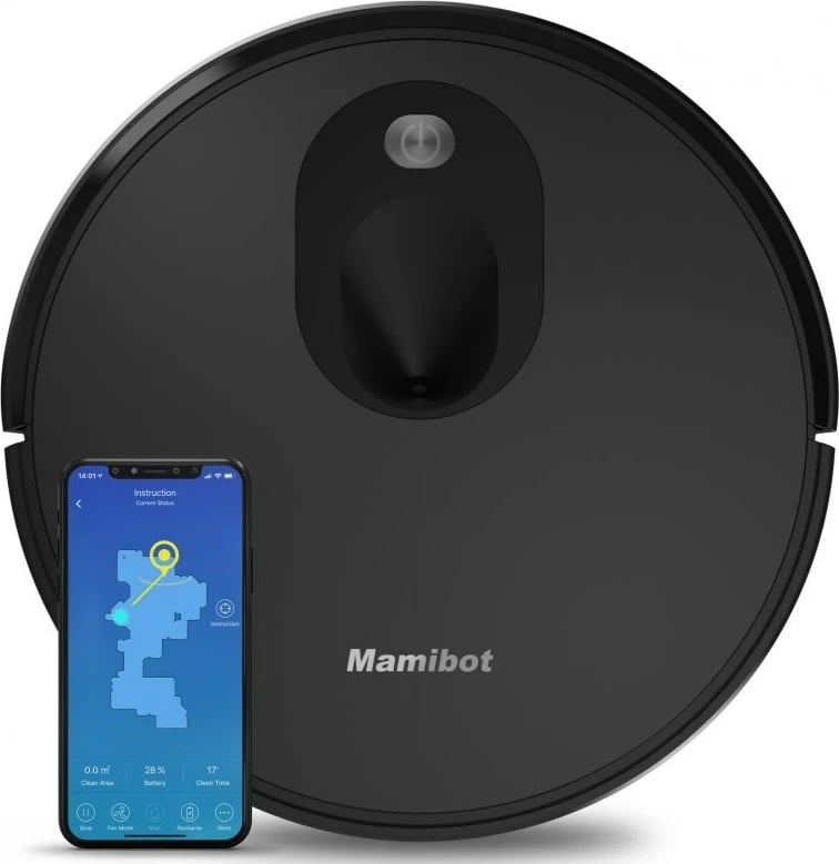 Fshesë robotike Mamibot ExVac680S, e zezë