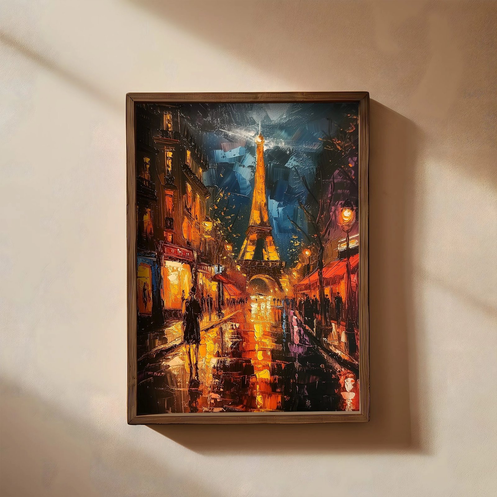 Pikturë dekorative me kornizë MDF, Wallity, AI121, shumëngjyrëshe, 50x70x3.5cm