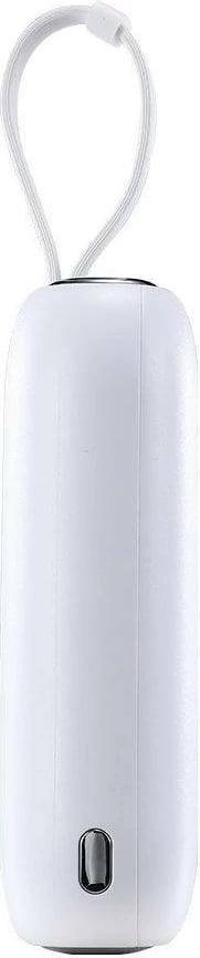 Powerbank Joyroom JR-L012, 10000mAh, 22.5W, me 2 kabllo të integruara USB-C dhe Lightning, Bardhë