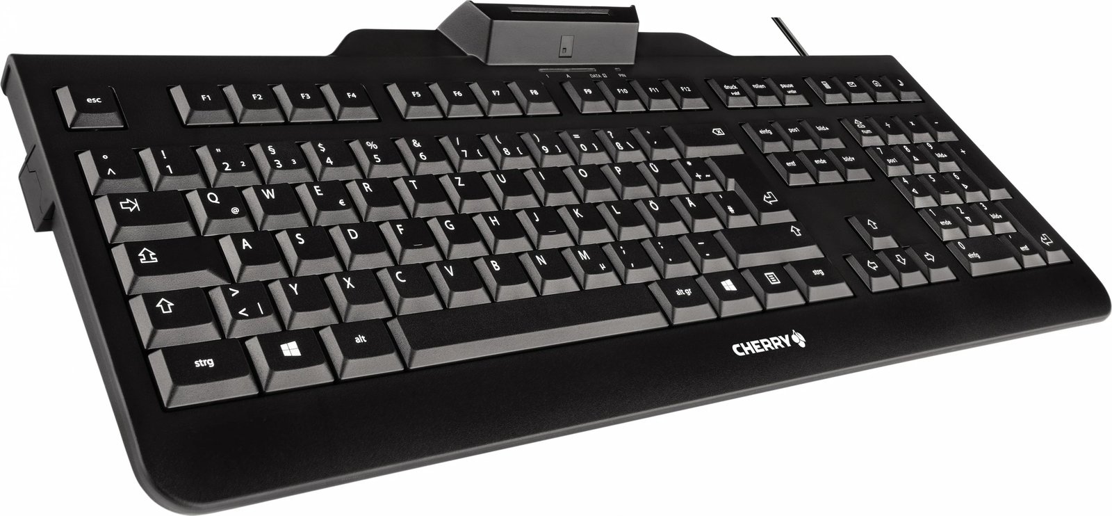 Tastierë Cherry KC 1000 SC, mekanike, USB, lexues smart card, e zezë