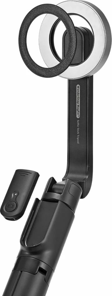 Selfie stick Spigen S580W me MagSafe, Bluetooth, tripod, e zezë