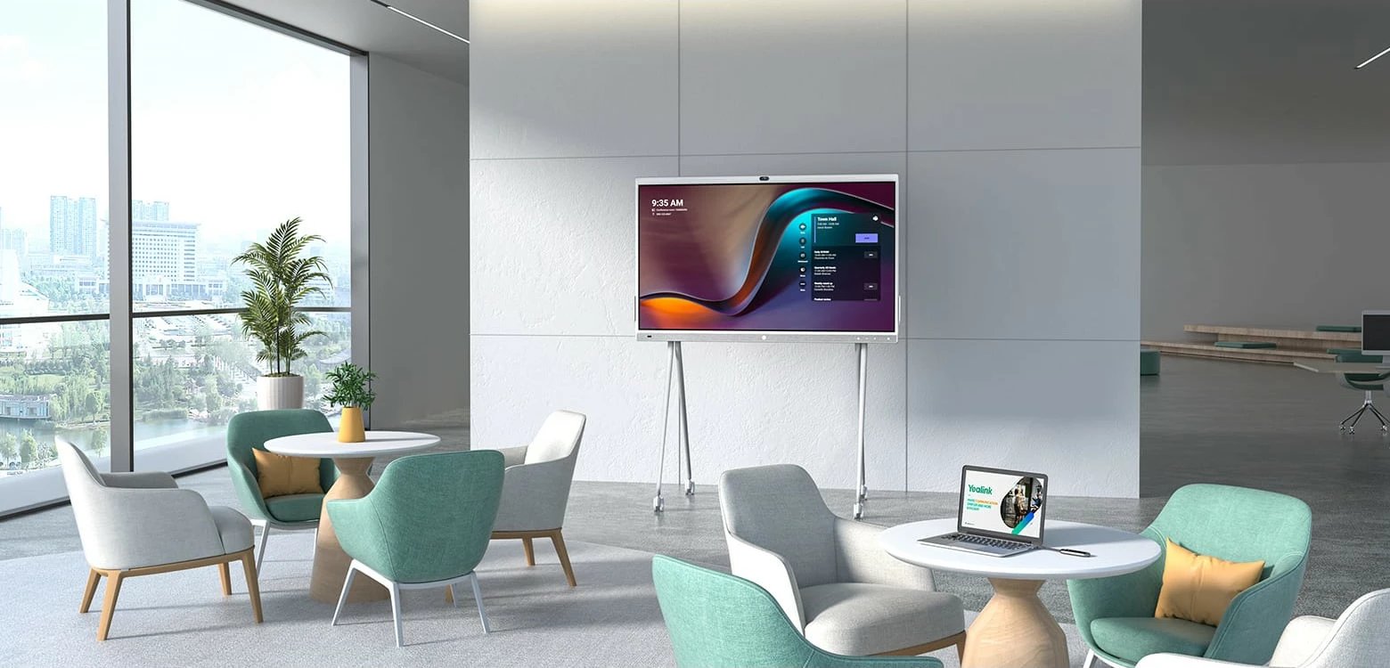 Pllakë digjitale Yealink MeetingBoard 86"/MB86-A001, 4K, LED, Wi-Fi