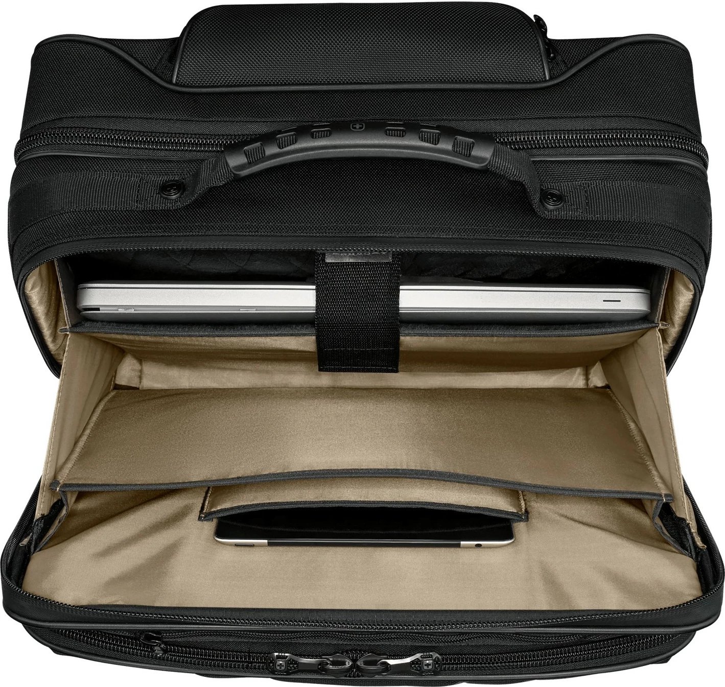 Çantë laptopi Wenger Legacy Black Series 15.6 inç me rrota, e zezë