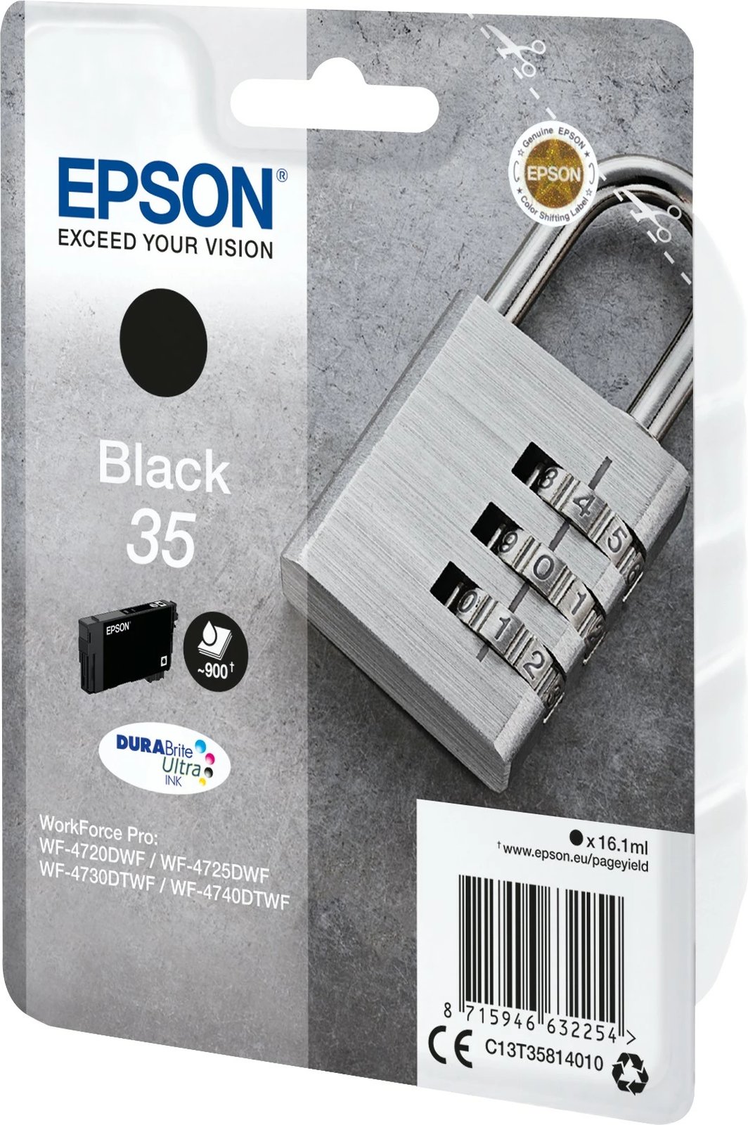 Toner Epson Padlock 35, DURABrite Ultra Ink, 16.1ml, i zi