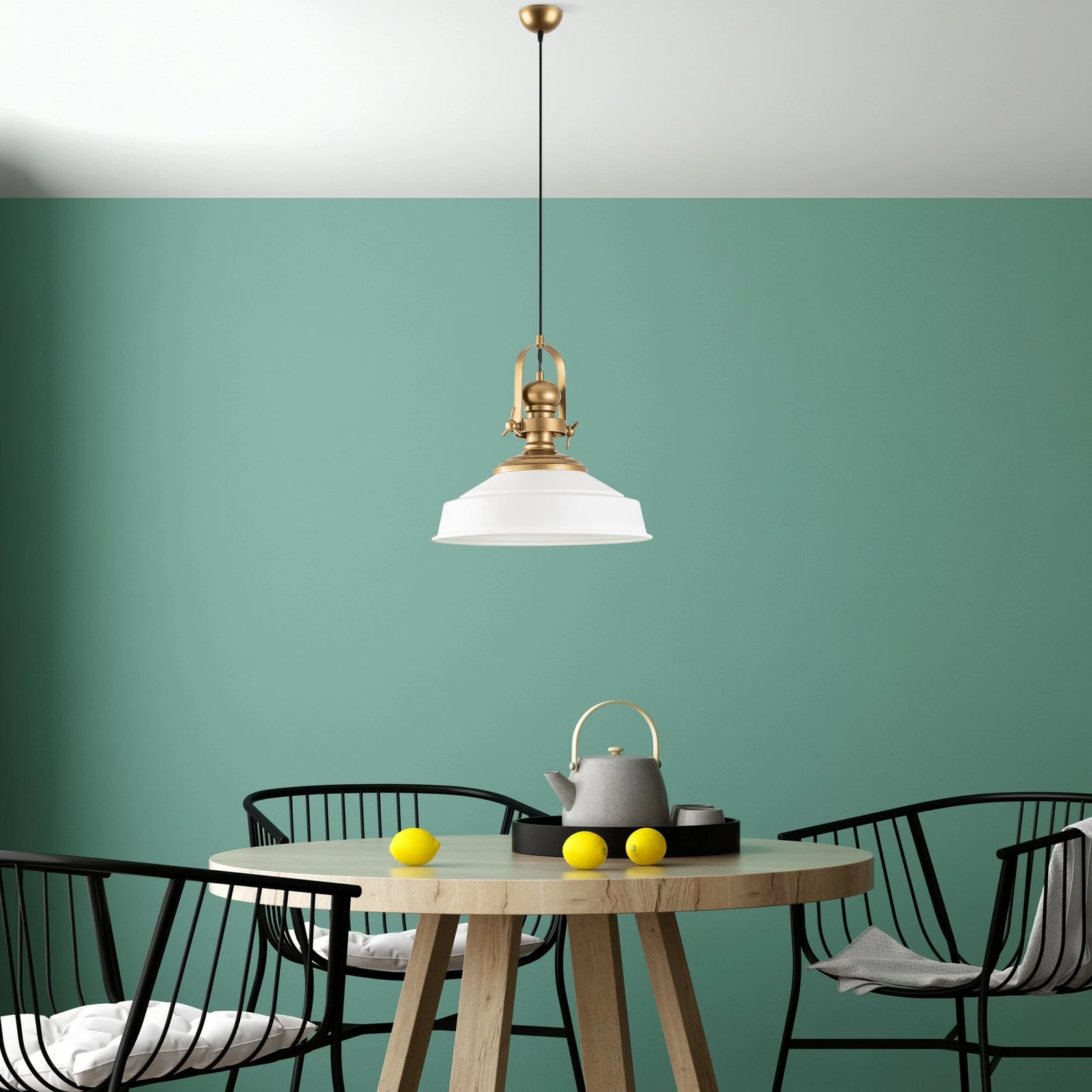 Llambë tavani Opviq, Craft - 13982, metalike, e bardhë