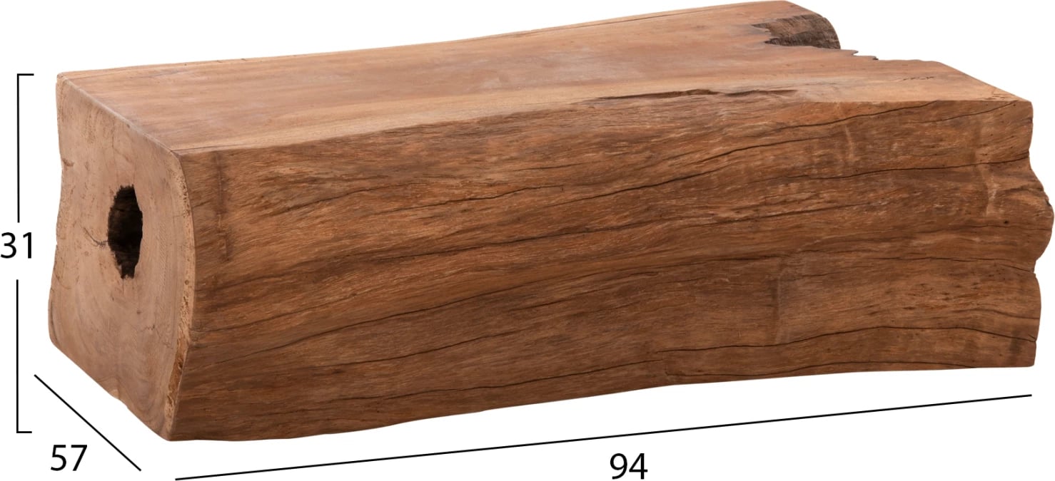 Tavolinë kafeje TORANKU FH9796 trung druri TEAK natyral