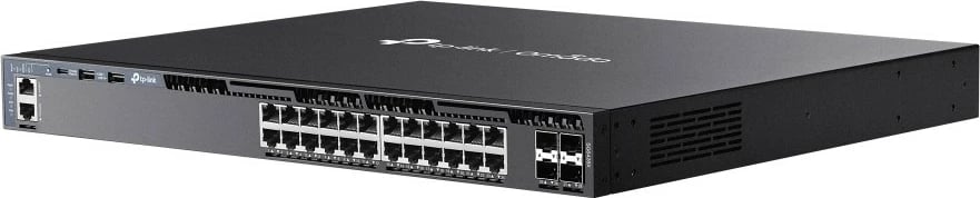 Switch TP-Link Omada 24-Port Gigabit Stackable L3, 4 10G Slots, Managed, Rack mounting