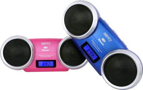 Altoparlant Bluetooth me radio FM Adler CR1139, stereo 5W RMS, USB/AUX, LCD, rozë