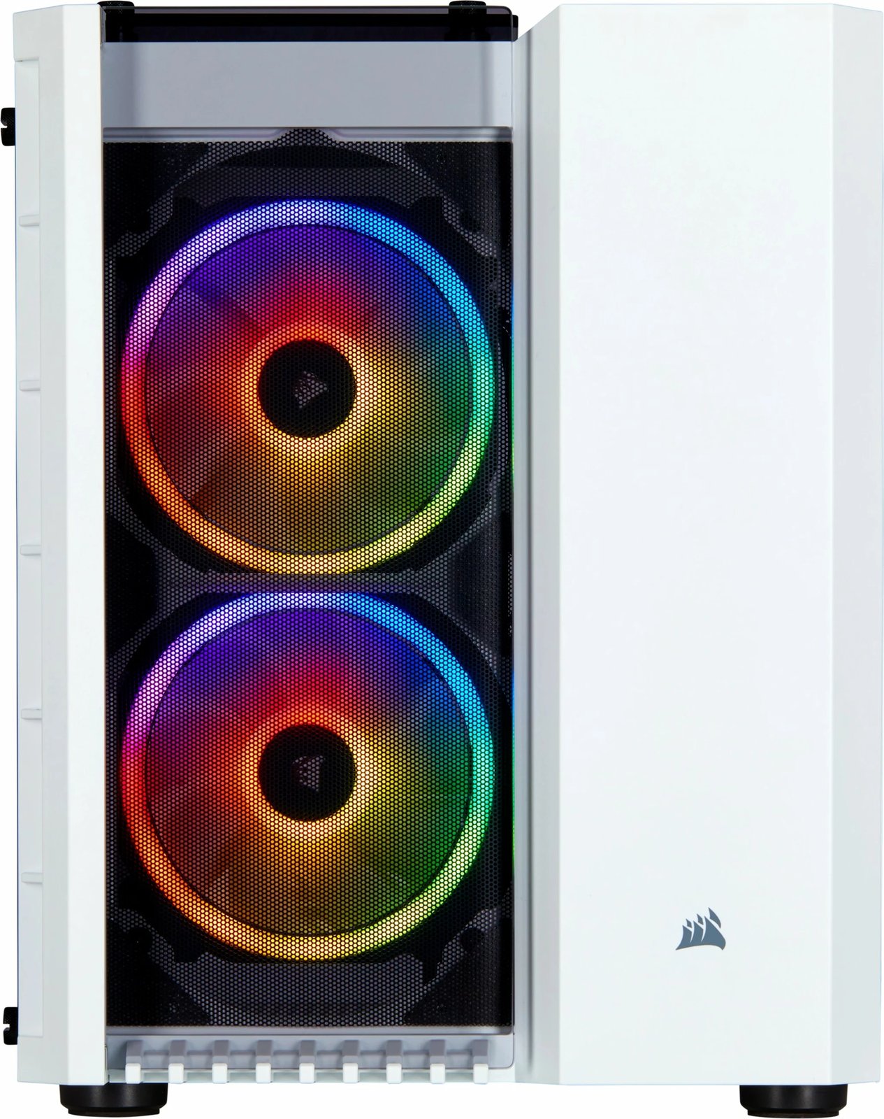 Kasë Corsair Crystal 280X, micro ATX, xham i temperuar, e bardhë Kasë Corsair Crystal 280X, micro ATX, xham i temperuar, e bardhë