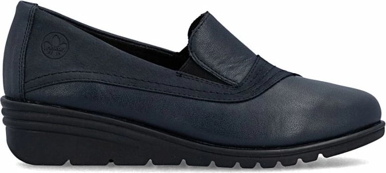 Këpucë me take për femra Rieker, navy blue