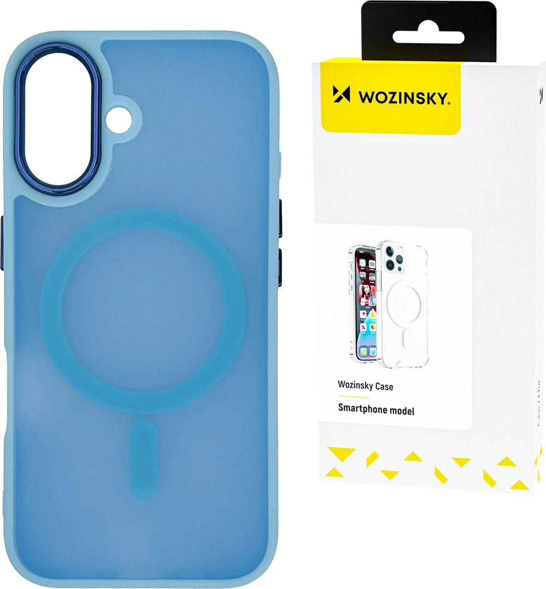 Mbështjellës Wozinsky Fashion Case me MagSafe për Samsung Galaxy S24 FE, Blu