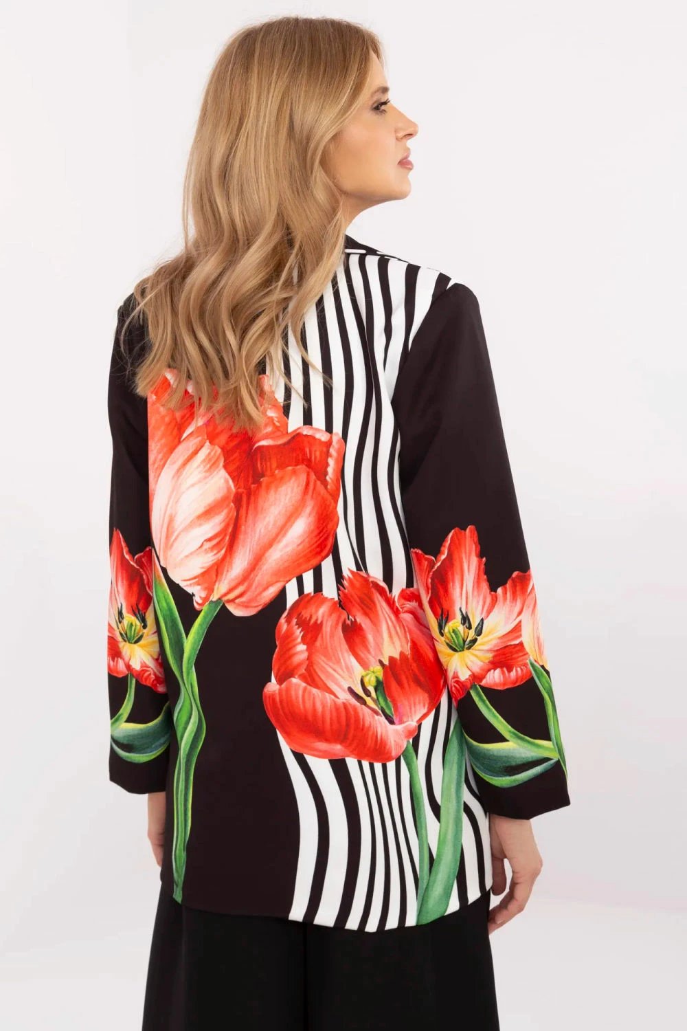 Blazer për femra Italy Moda 209829, e zezë