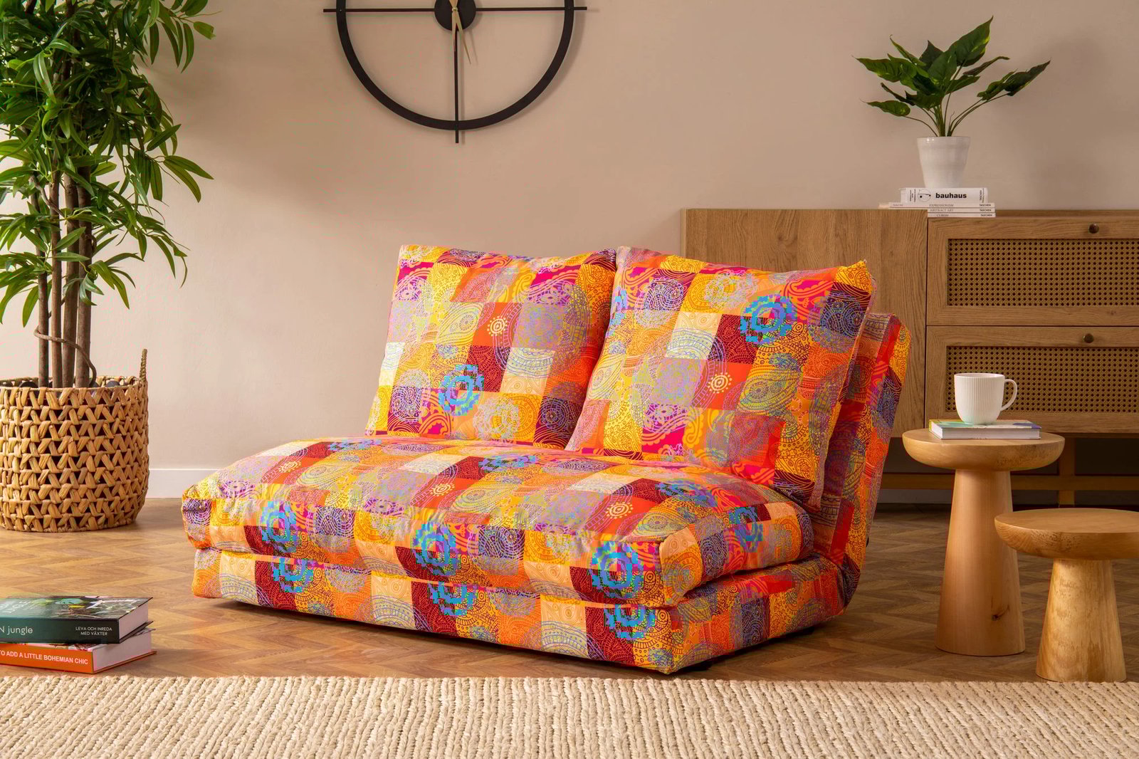 Divan-krevat 2 vendësh, patchwork, Taida Atelier del Sofa