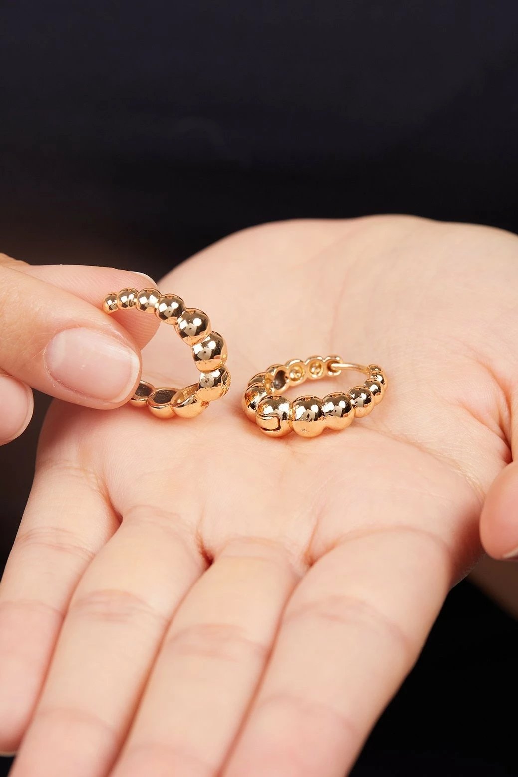 Vathë metalik ngjyrë ari Elika, ELKGC68060