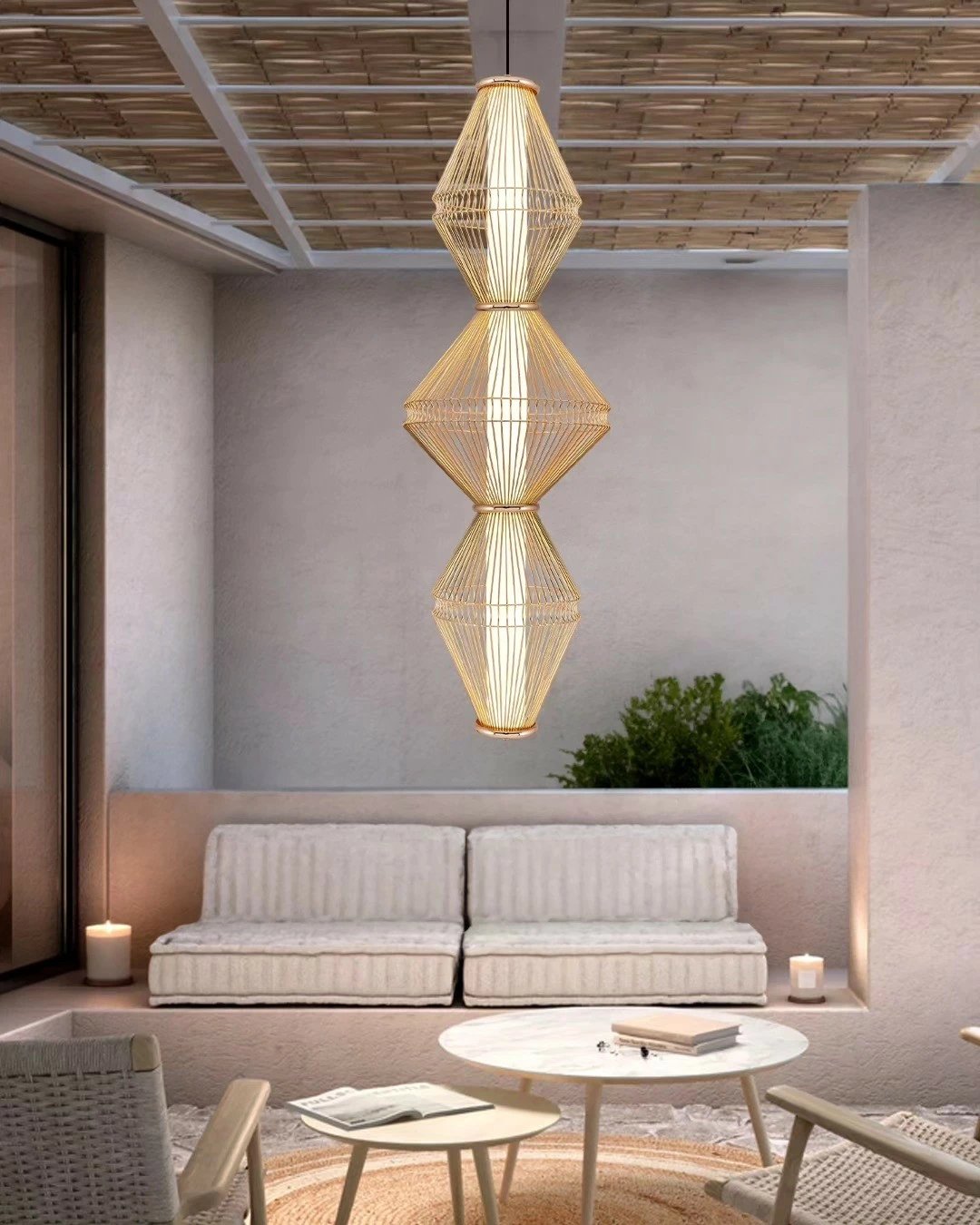 Llambë tavani Opviq, ngjyrë e verdhë, 3224-3-03