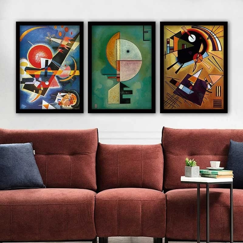 Pikturë dekorative me kornizë (3 copë), Wallity, 3SC_UN287405 _3545