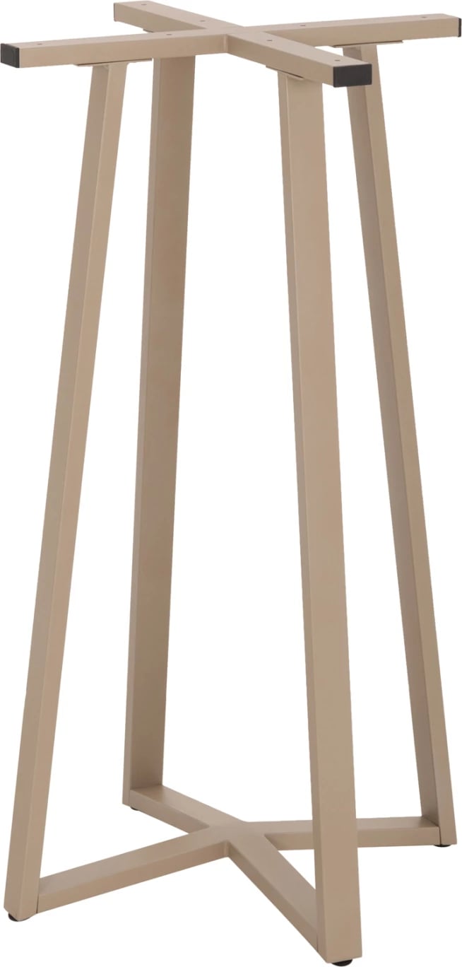 Baza e tavolinës për bar, lartësi mesatare, metal matte cappuccino, FH477.25, 50x50x90cm