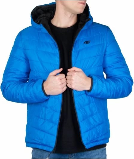 Jakne për meshkuj 4F, të zeza dhe blu