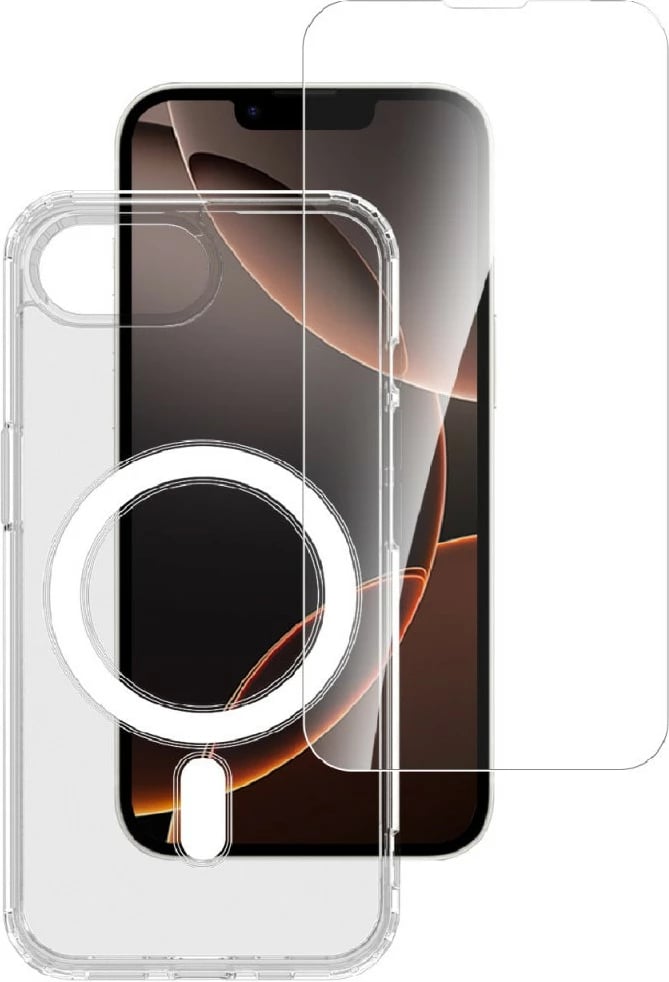 Mbështjellës 4smarts 541359, iPhone SE (4.Gen.), Transparent, i bardhë