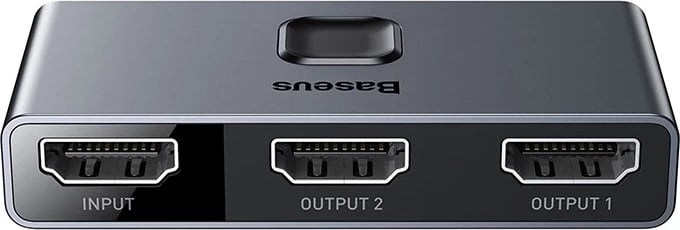 Splitter HDMI Baseus Matrix CAHUB-BC0G, 2x1/1x2, 4K, Gri