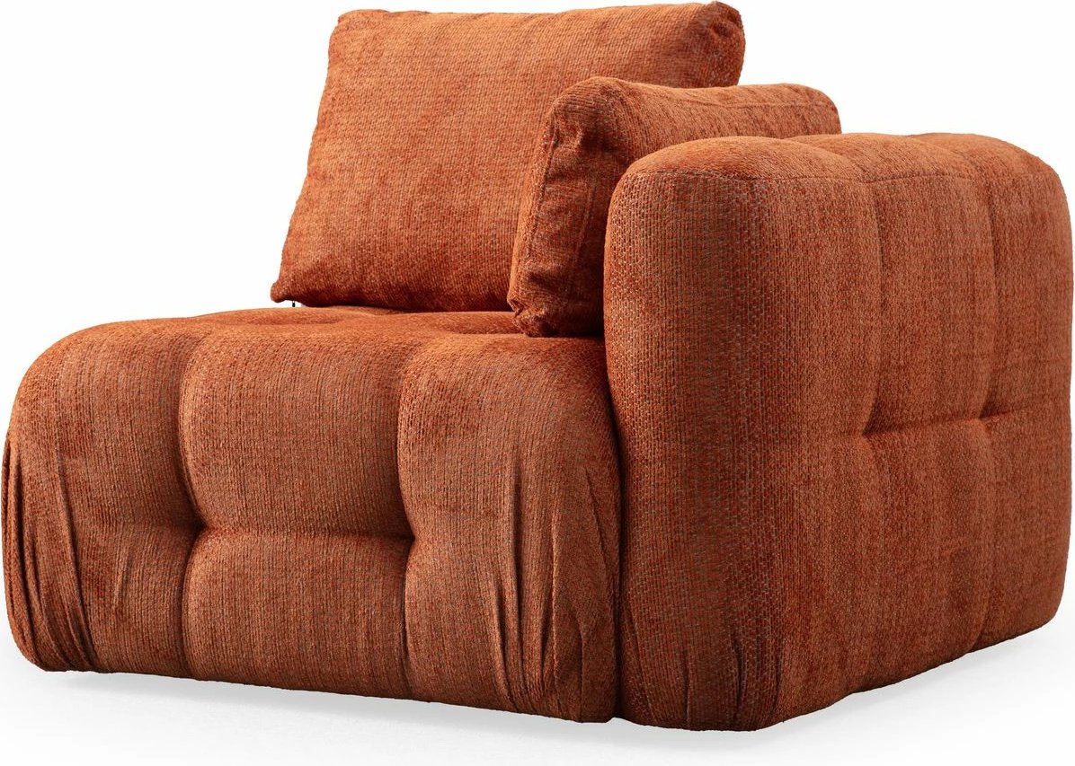 Divan treshe Amaris, portokalli, Atelier del Sofa