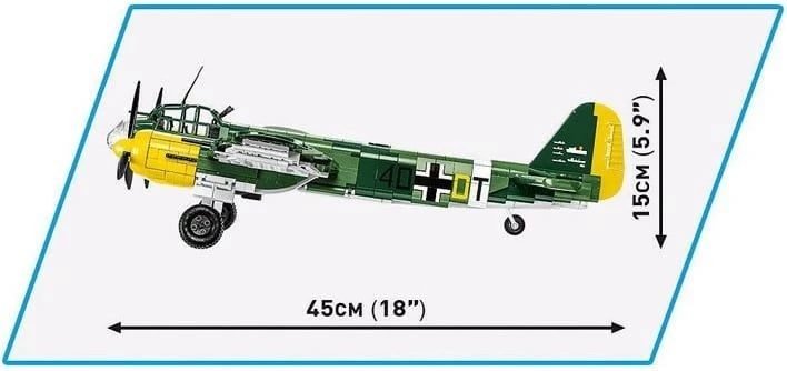 Set ndërtimi Cobi Klocki Junkers JU-88, 1160 pjesë, plastikë, Historical Collection