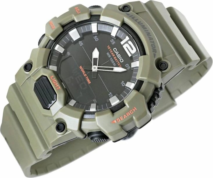 Orë dore për meshkuj CASIO, e zezë