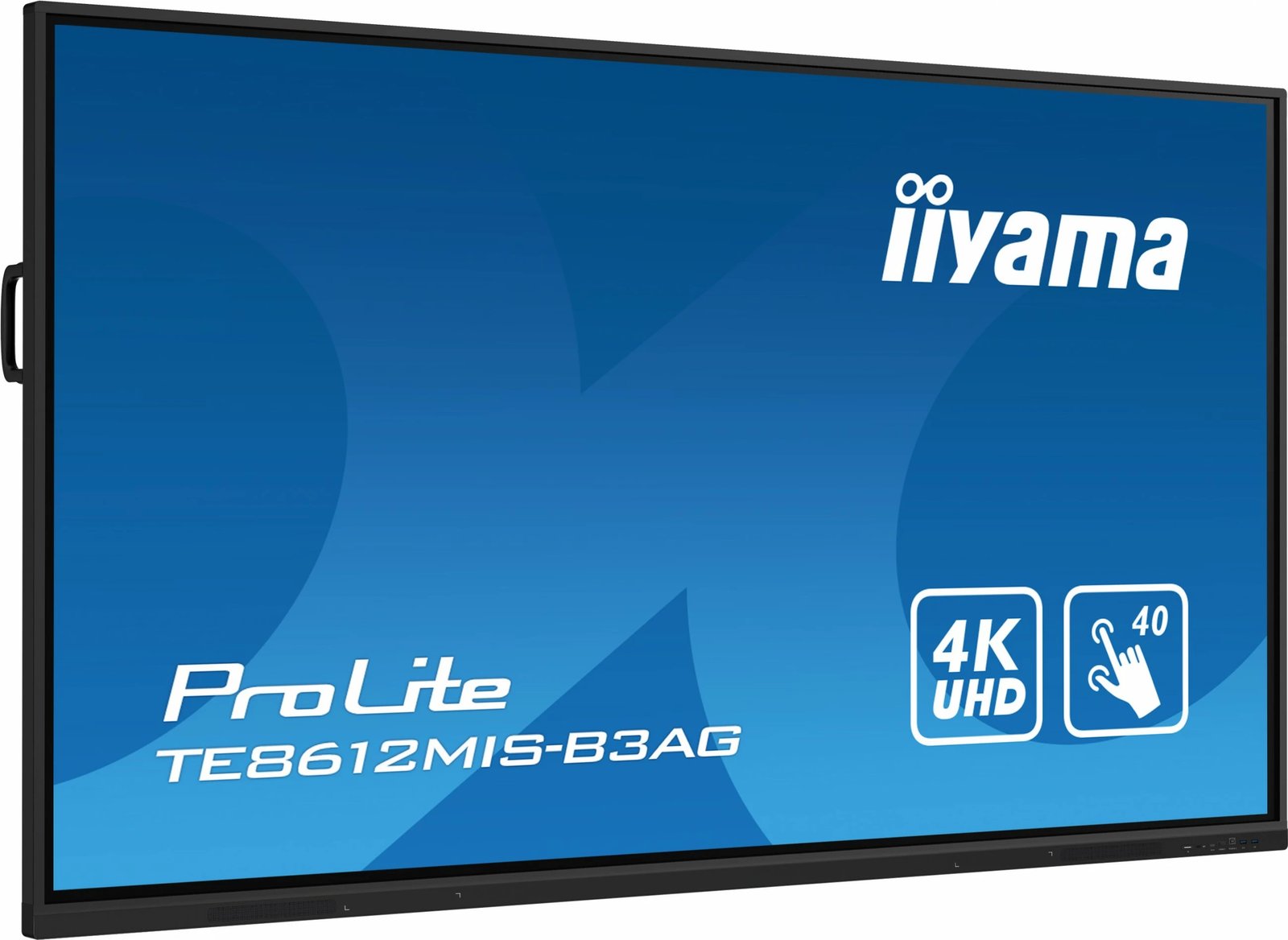 Monitor interaktiv iiyama TE8612MIS-B3AG 86 inç 4K UHD touchscreen zi