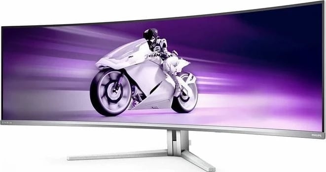Monitor Philips 49M2C8900L/00, 49'', 5120 x 1440, OLED, 60Hz, i bardhë