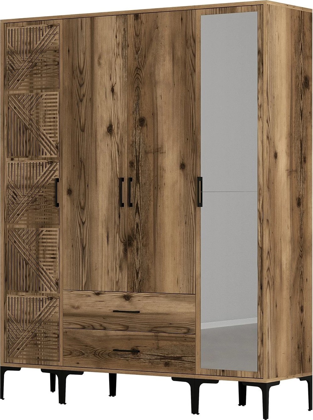 Dollap Skye Decor, ngjyrë arre, Kumsal PTR