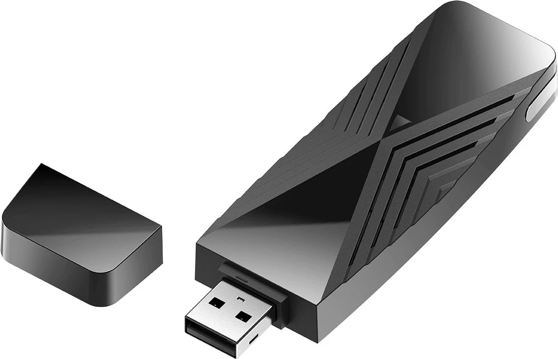 Adapter Wi-Fi D-Link DWA-X1850, Wi-Fi 6, USB 3.2, 1800 Mbps, i zi