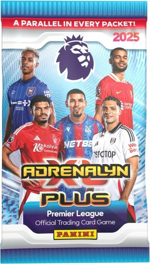 Set kartash koleksionuese Panini Premier League PLUS 2025, 24 copë