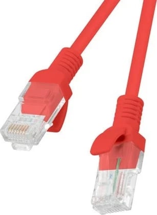 Kabllo rrjeti Lanberg PCU5-20CC-0050-R, Cat5e, 0.5 m, e kuqe, 10 copë