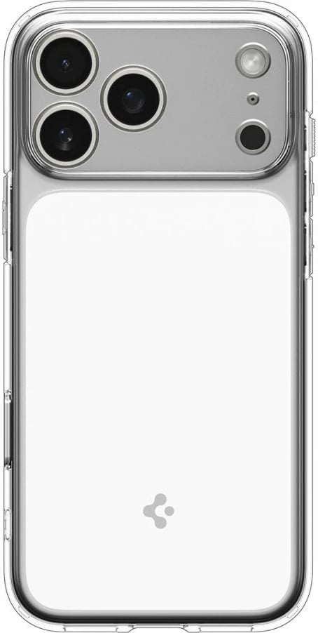 Mbështjellës Spigen Ultra Hybrid "T" MagSafe për iPhone 17 Pro Max, Transparent dhe Bardhë