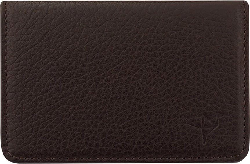 Portofol unisex Zoozie Bags, magnet, ngjyrë kafe