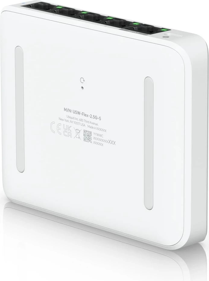 Switch Ubiquiti UniFi Flex Mini 2.5G, i menaxhuar, Desktop, Bardhë